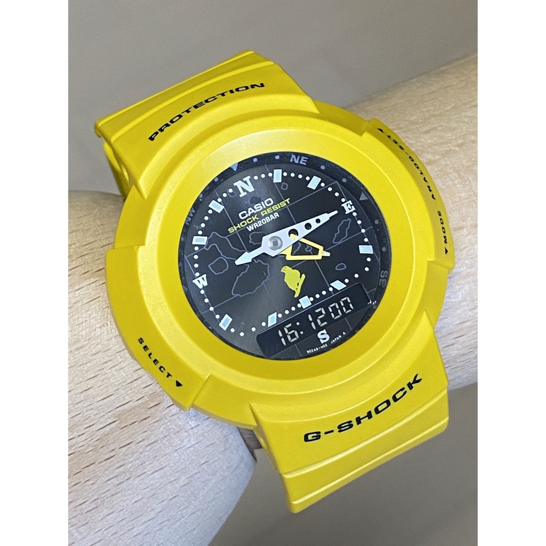 G-SHOCK/ガラパゴス/AW-500/スクリューバック/イエロー/美品/レア