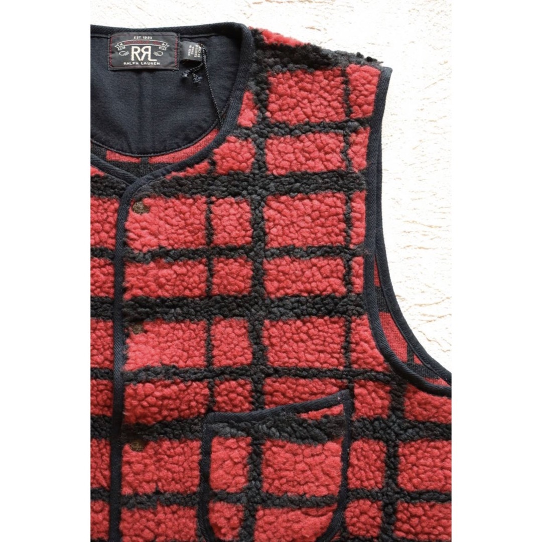 RRL - 新品*RRL*ウールブレンド フリース ベスト*M*限定 ブラウンズ