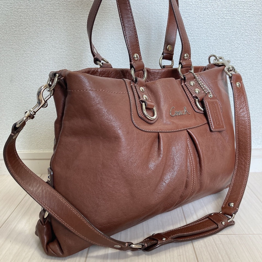 COACH - 美品 COACH コーチ レディース ビジネスバッグ ショルダー