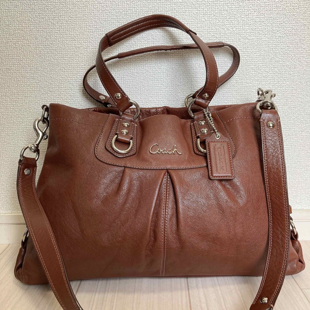 COACH - 美品 COACH コーチ レディース ビジネスバッグ ショルダー