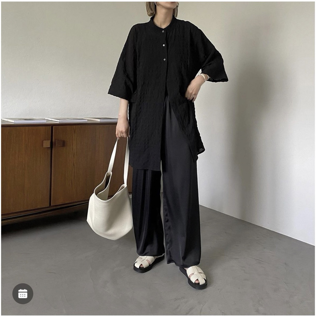 CFT. volume  Vneck SW/bump sheer over SH レディースのトップス(トレーナー/スウェット)の商品写真