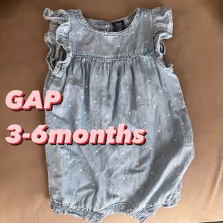 ギャップ(GAP)のGAP デニムロンパース(ロンパース)