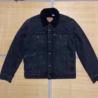 シュプリーム(Supreme)のSupreme Levi's Bleached Sherpa Jacket m(Gジャン/デニムジャケット)