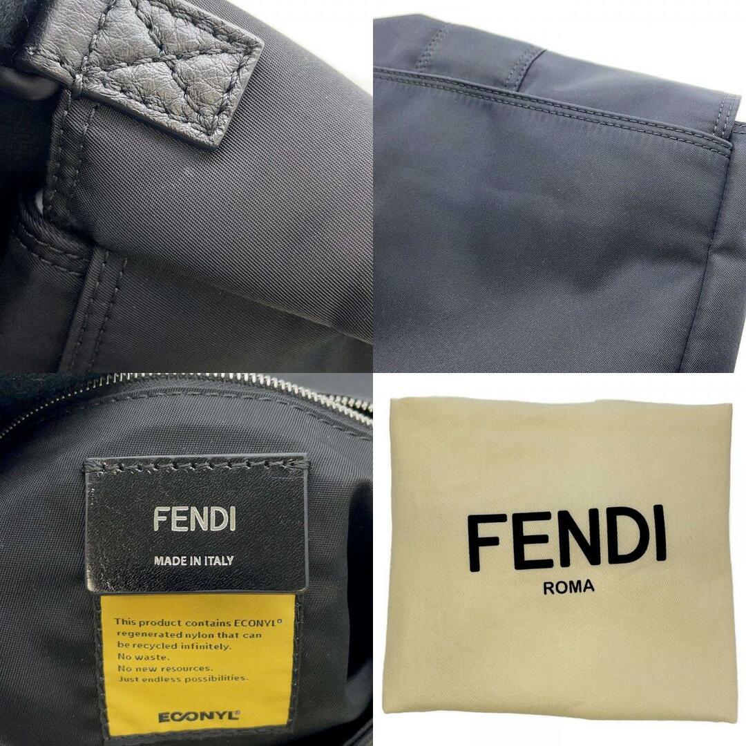 フェンディ ショルダーバッグ バゲット メッセンジャー ナイロン ミディアム 7VA537 FENDI バッグ 黒