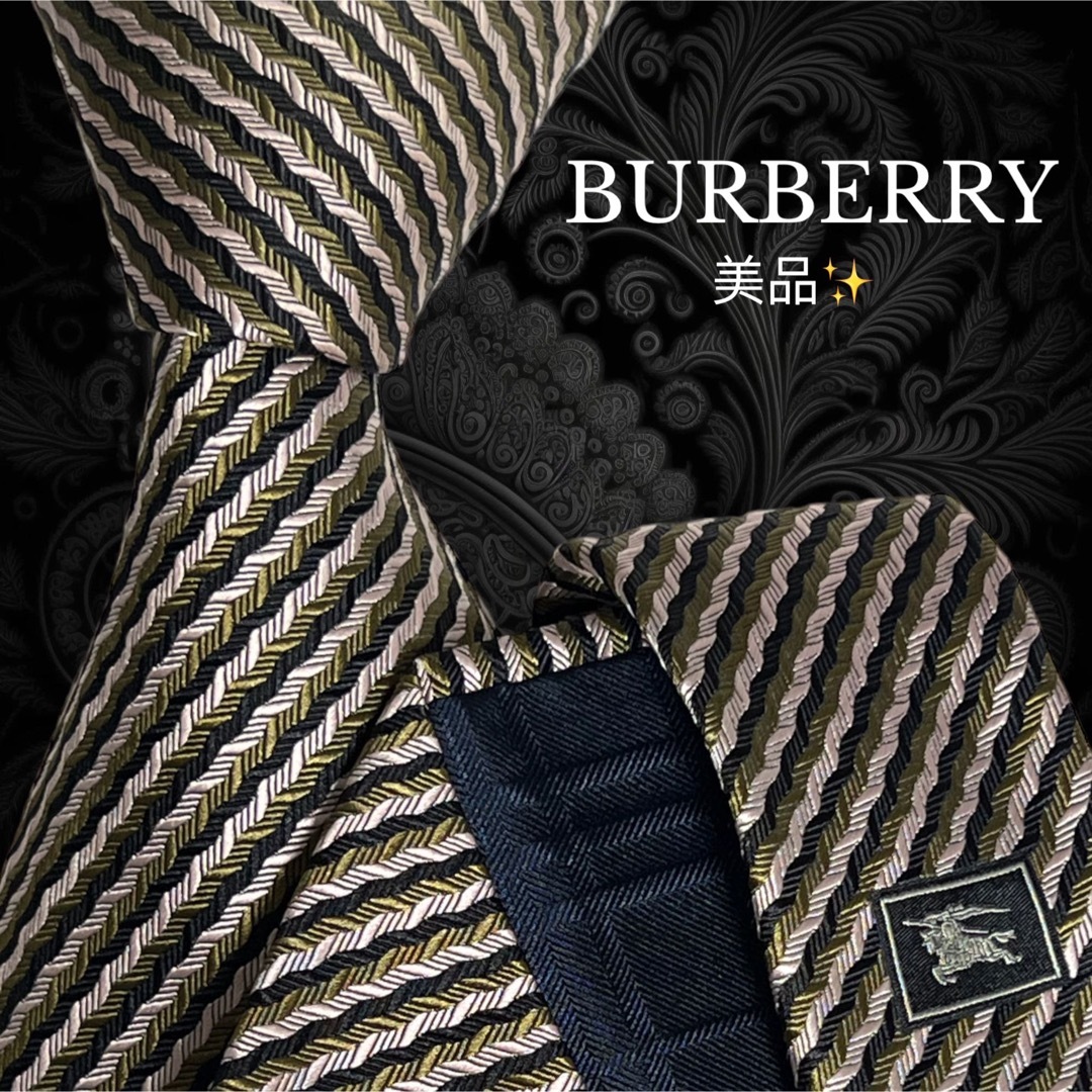 BURBERRY   ️美品️ BURBERRY イタリア製 ストライプ マルチ