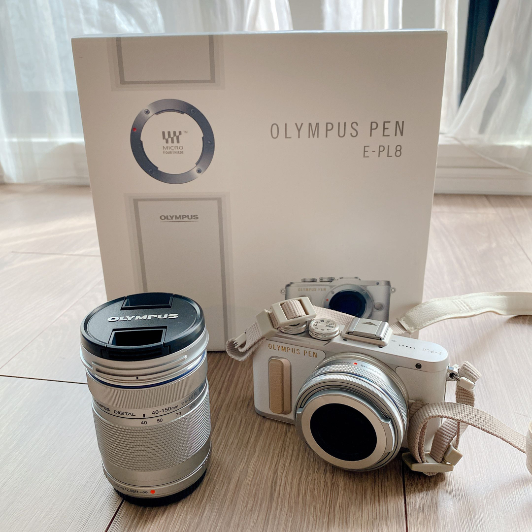OLYMPUS - オリンパスペン E-PL8 EZダブルズームキット ホワイトの通販