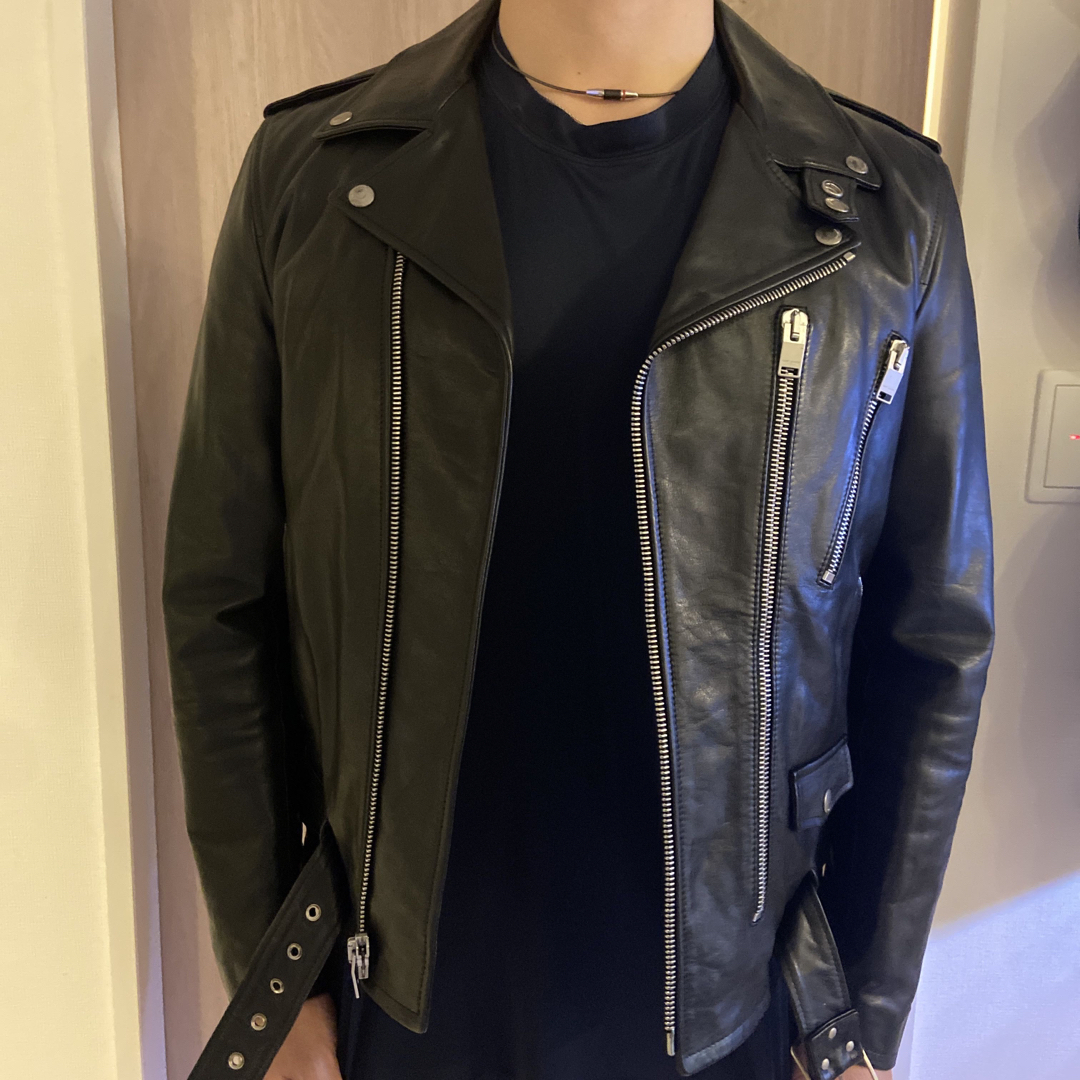 Saint Laurent(サンローラン)のakichanman様☆専用 サンローラン 2019AW 牛革レザージャケット メンズのジャケット/アウター(レザージャケット)の商品写真