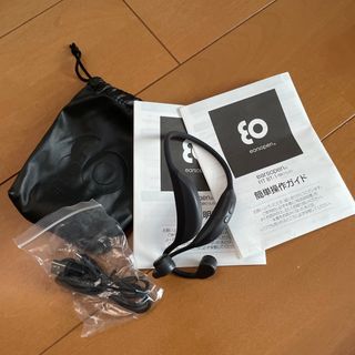 イーオー(EO)のやまなしのもも様専用earsopen骨伝導イヤホン FIT BT-1 BLACK(ヘッドフォン/イヤフォン)