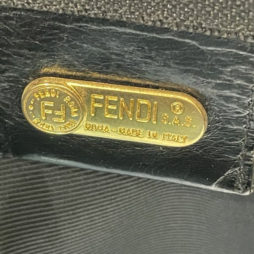 FENDI ロゴ ポーチ付き 斜め掛け ヴィンテージ ショルダーバッグ ナイロン