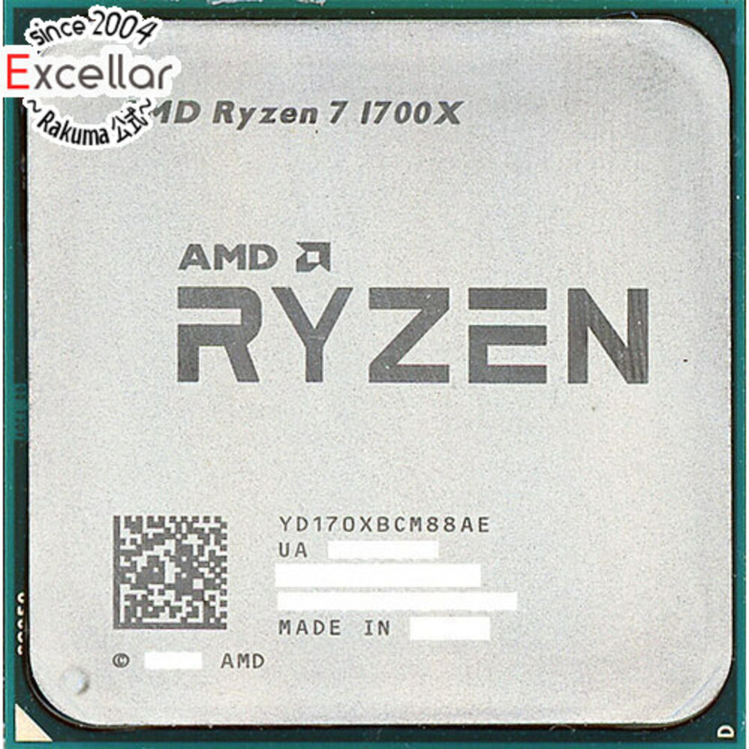 AMD　Ryzen 7 1700X YD170XBCM88AE　3.4GHz SocketAM4