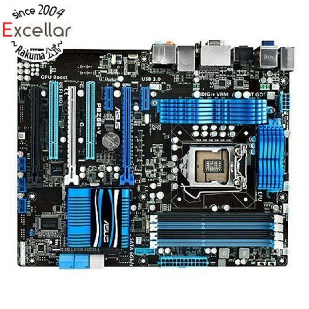 ANGELO GARBASUS(アンジェロガルバス)のASUS製　ATXマザーボード　P8Z68-V　LGA1155 スマホ/家電/カメラのPC/タブレット(PCパーツ)の商品写真