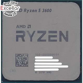 エーエムディー(AMD)のAMD　Ryzen 5 3600 100-100000031　3.6GHz Socket AM4(PCパーツ)