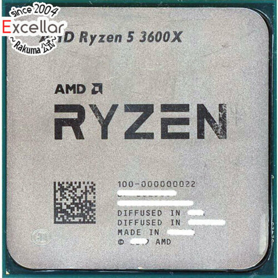 AMD　Ryzen 5 3600X 100-000000022　3.8GHz Socket AM4