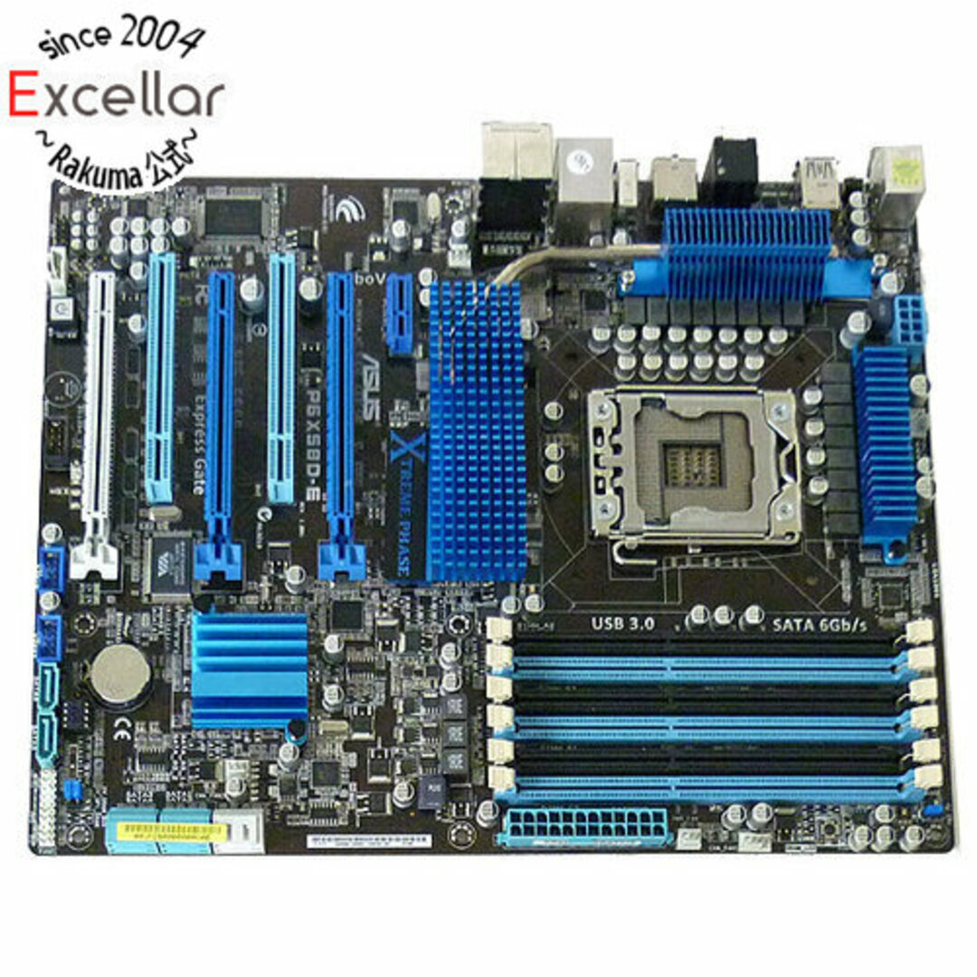 ASUS製　ATXマザーボード　P6X58D-E　LGA1366対応P6X58D-E