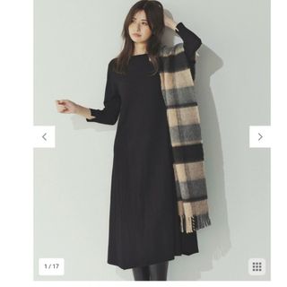 ニジュウサンク(23区)の美品 23区ニットワンピース(ひざ丈ワンピース)