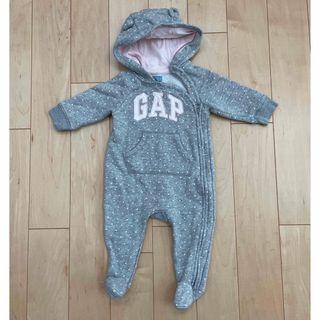 ベビーギャップ(babyGAP)のカバーオール　babyGAP ベビー　60 耳付き　裏起毛(ジャケット/コート)