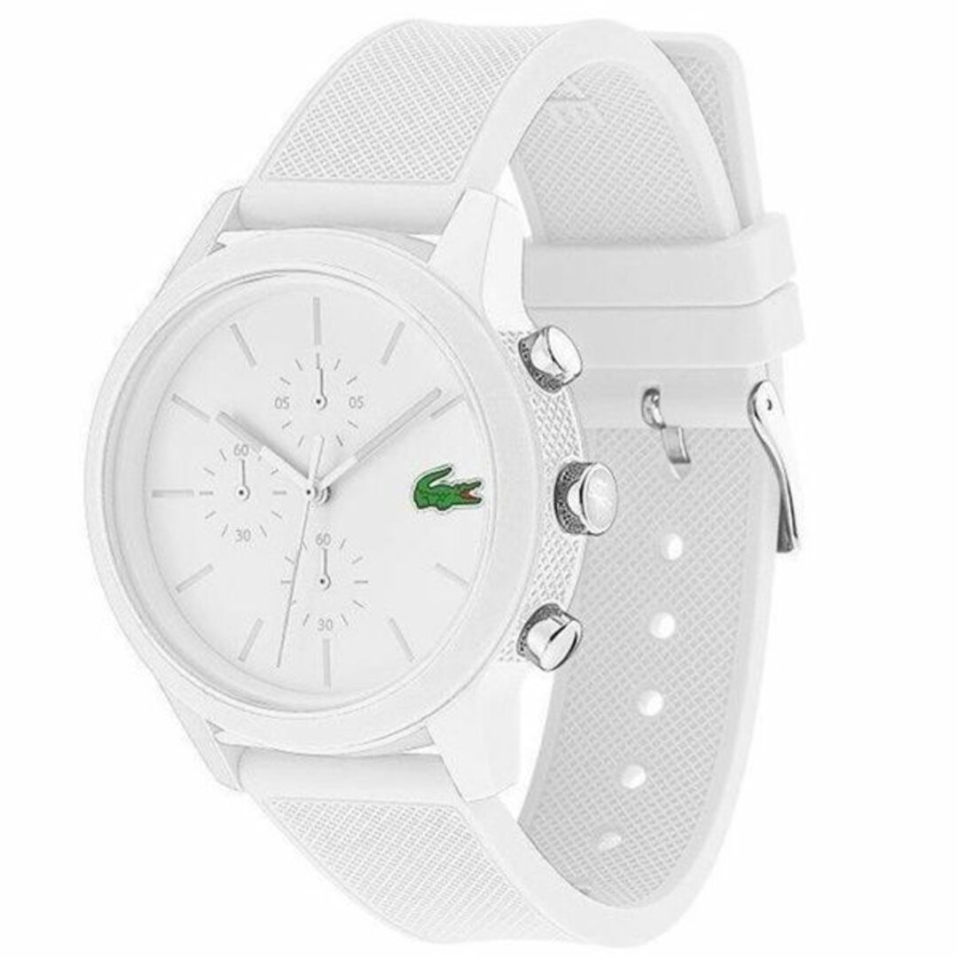 LACOSTE ラコステ メンズ 腕時計 男性用 クロノグラフ ホワイト 白い シリコンベルト 2010974のサムネイル