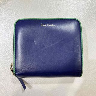 新品箱入 Paul Smith 牛革レザー 二つ折り財布 フォト ウォレット