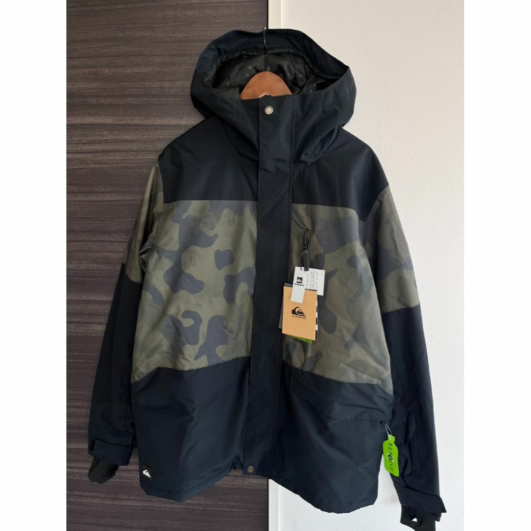 S 新品Quiksilver MISSION PRINTED BLOCジャケット