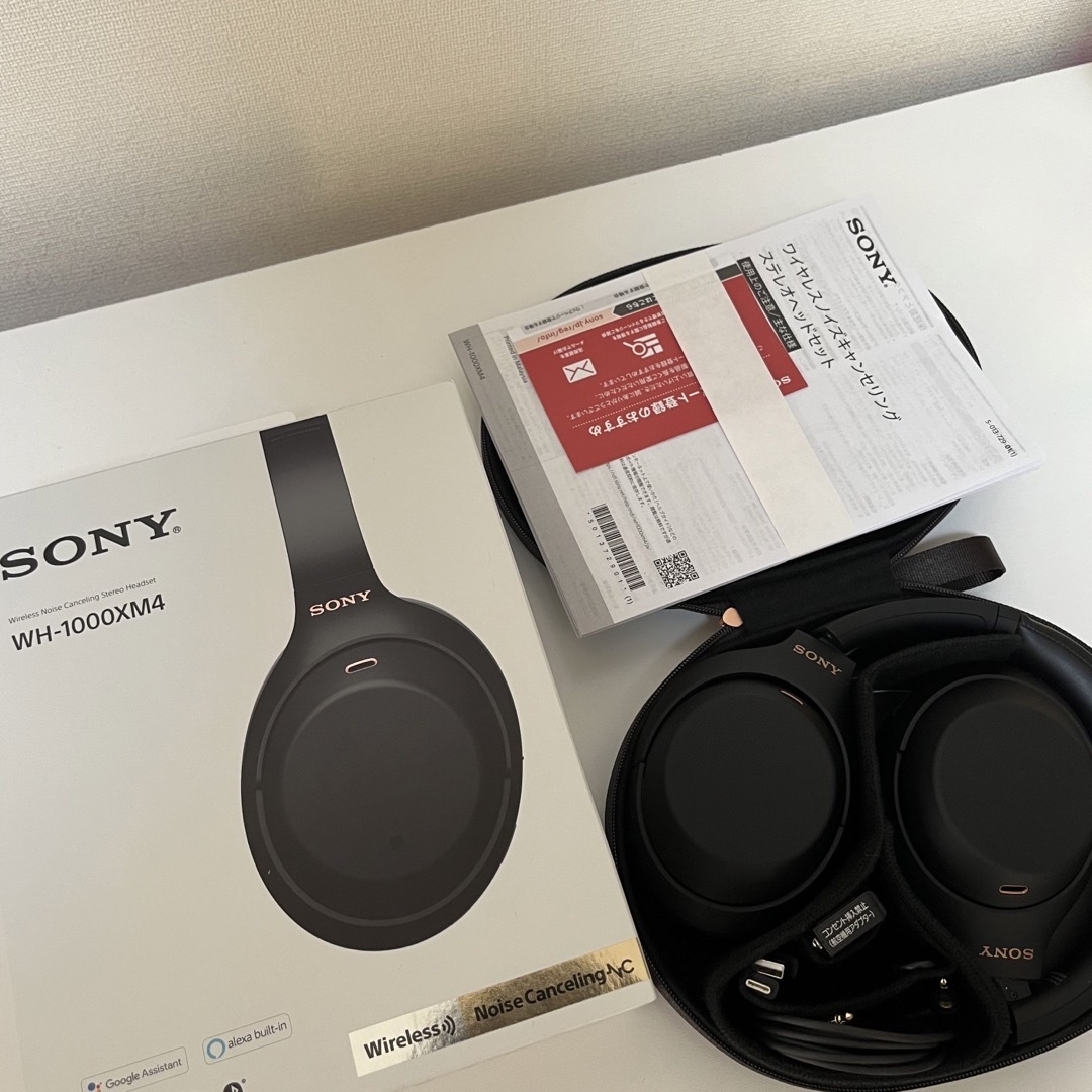 SONY - 【ほぼ未使用】ワイヤレスヘッドホン WH-1000XM4 ブラックの ...