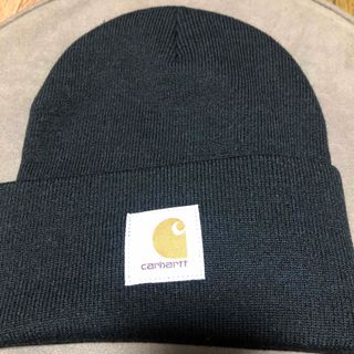 カーハート(carhartt)のカーハートニット帽ブラック(ニット帽/ビーニー)