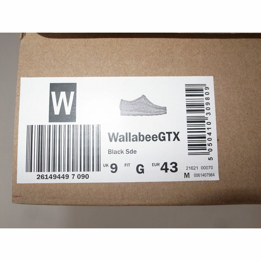 UK927cmclarks Wallabee GTX ワラビー ゴアテックス UK9