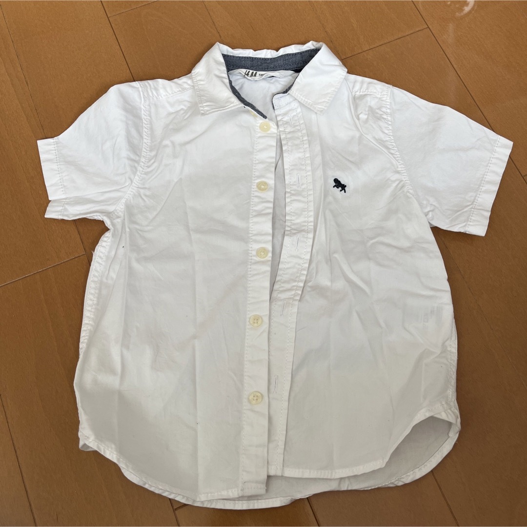 H&M(エイチアンドエム)のカッターシャツ キッズ/ベビー/マタニティのキッズ服男の子用(90cm~)(ブラウス)の商品写真