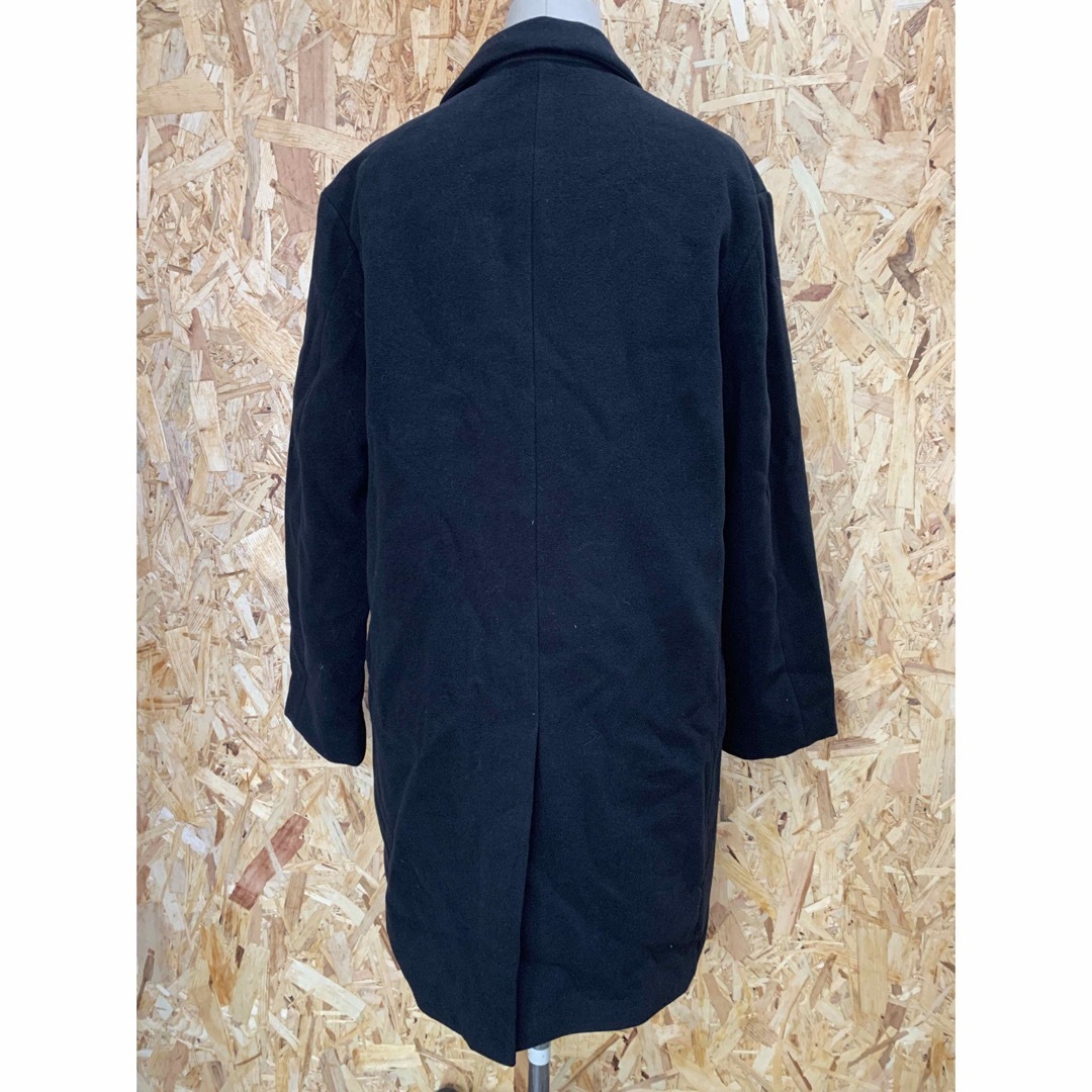 BROWNY(ブラウニー)のブラウニースタンダード ブラック　ロングコート Mサイズ メンズのジャケット/アウター(チェスターコート)の商品写真