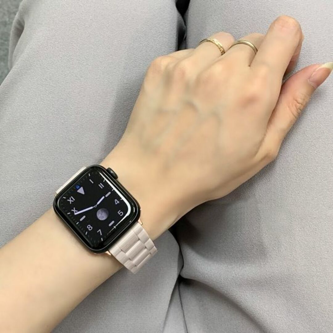 アップルウォッチ バンド ベルト 交換バンド コーチ レディース キズに強い セラミック Apple Watch strap 38mm 40mm 対応 パステル ピンク Series 7 41ミリ対応 シリーズ 6 SE 5 4 3 2 1 おしゃれ お洒落 ブランド アップルウォッチ バンド ベルト 交換バンド コーチ レディース キズに強い セ