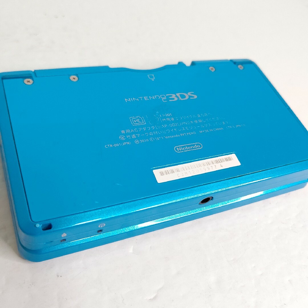 Nintendo　ニンテンドー3DS ライトブルー　画面極美品　任天堂　ゲーム機 3