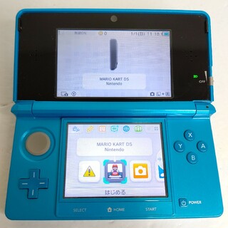 ニンテンドー3DS - Nintendo ニンテンドー3DS ライトブルー 画面極美品