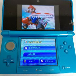 ニンテンドー3DS - Nintendo ニンテンドー3DS ライトブルー 画面極美品