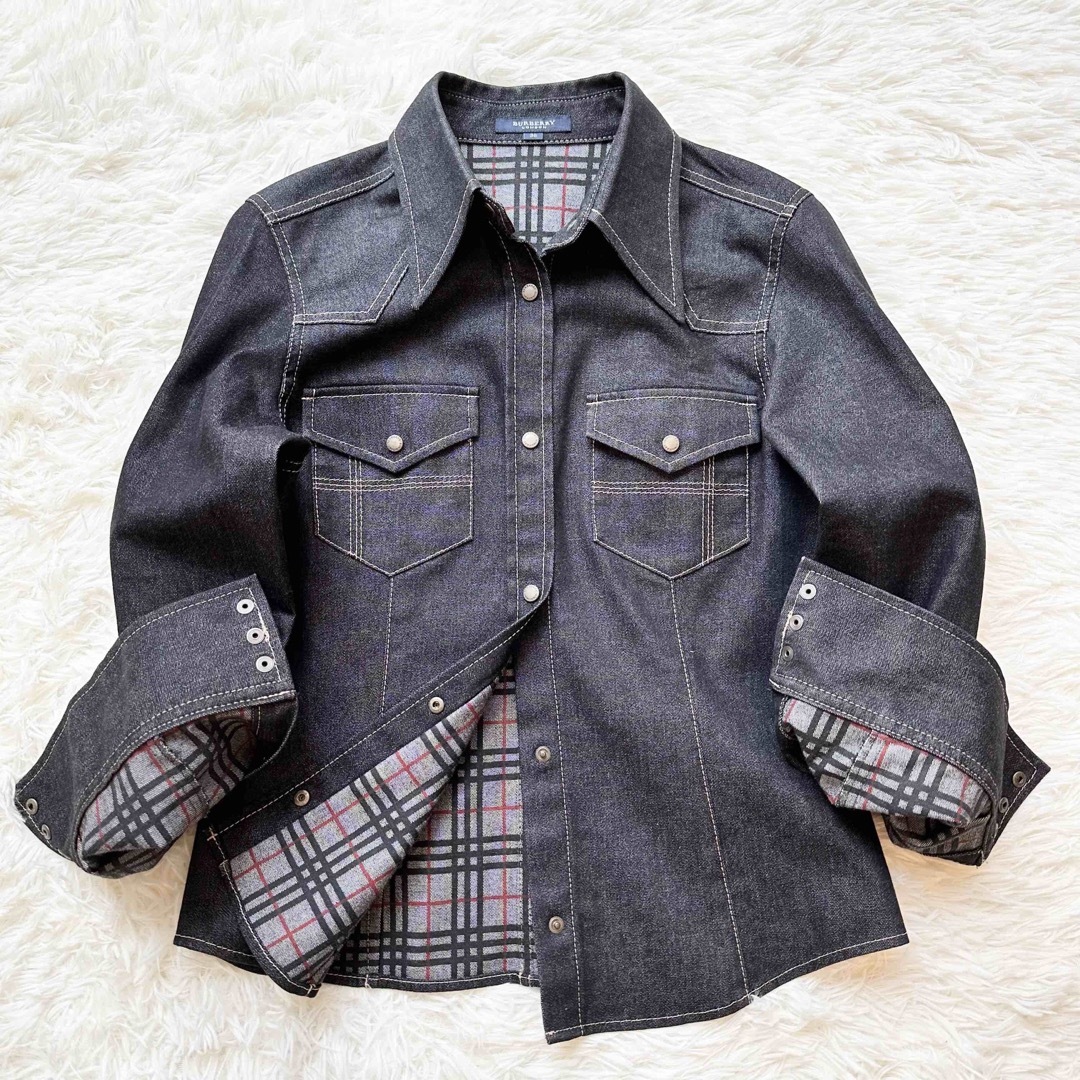 BURBERRY - BURBERRY LONDON デニムジャケット ノバチェック BURBERRY - BURBERRY LONDON デニムジャケット ノバチェック