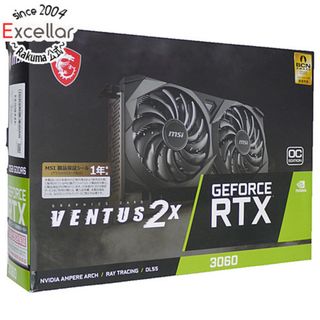 エムエスアイ(msi)のMSI製グラボ　GeForce RTX 3060 VENTUS 2X 12G OC　PCIExp 12GB 元箱あり(PCパーツ)