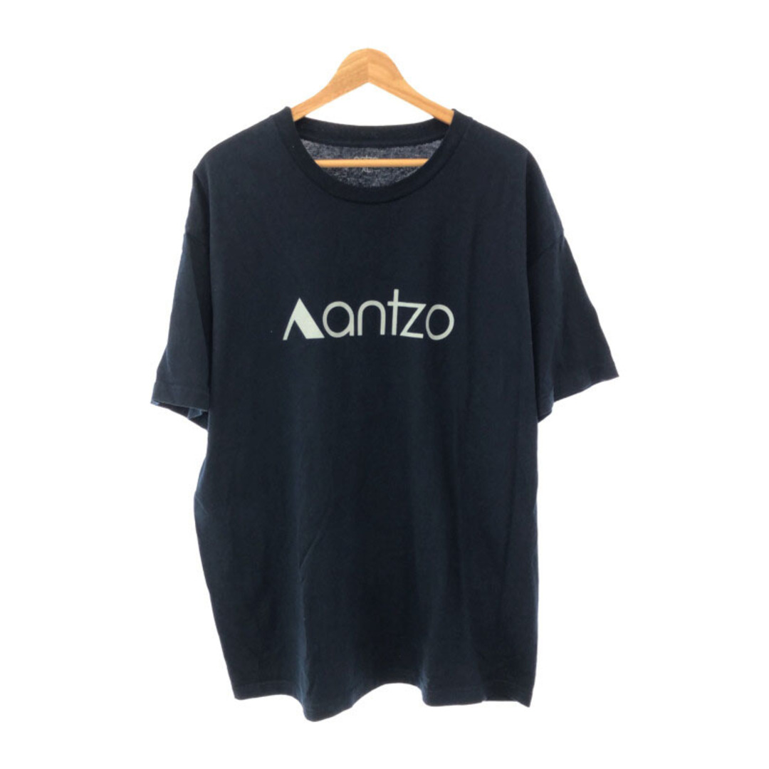 ANTZO アンツォ プリントTシャツ ブルー XL