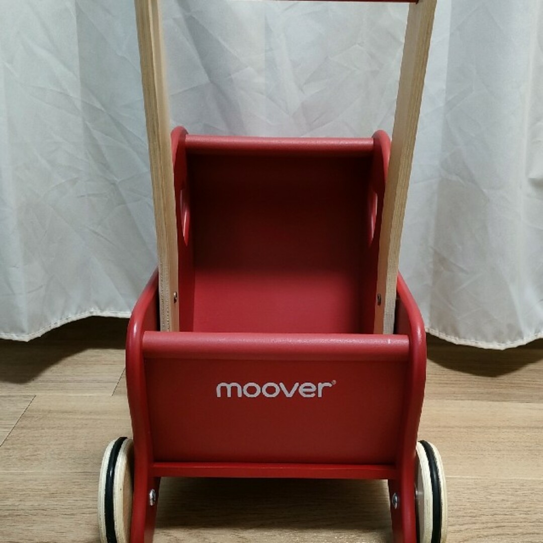 Moover　ムーバー　ドールプラムハート　手押し車　人形用乳母車　木製おもちゃ