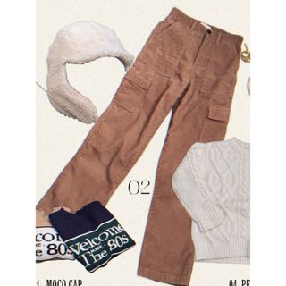 ザラ(ZARA)のlucienne corduroy cargo pants amiment(ワークパンツ/カーゴパンツ)