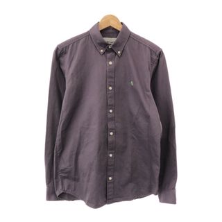 カーハート(carhartt)のCarhartt WIP カーハート ダブリューアイピー L/S MADISON SHIRT ワンポイント刺繍コットンツイルシャツ XS パープル(シャツ)