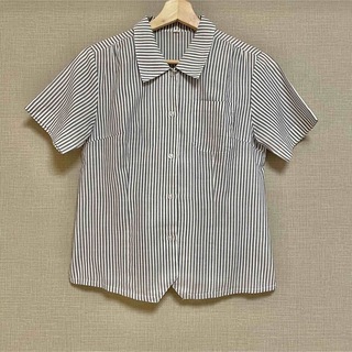 used ストライプシャツ(シャツ/ブラウス(半袖/袖なし))