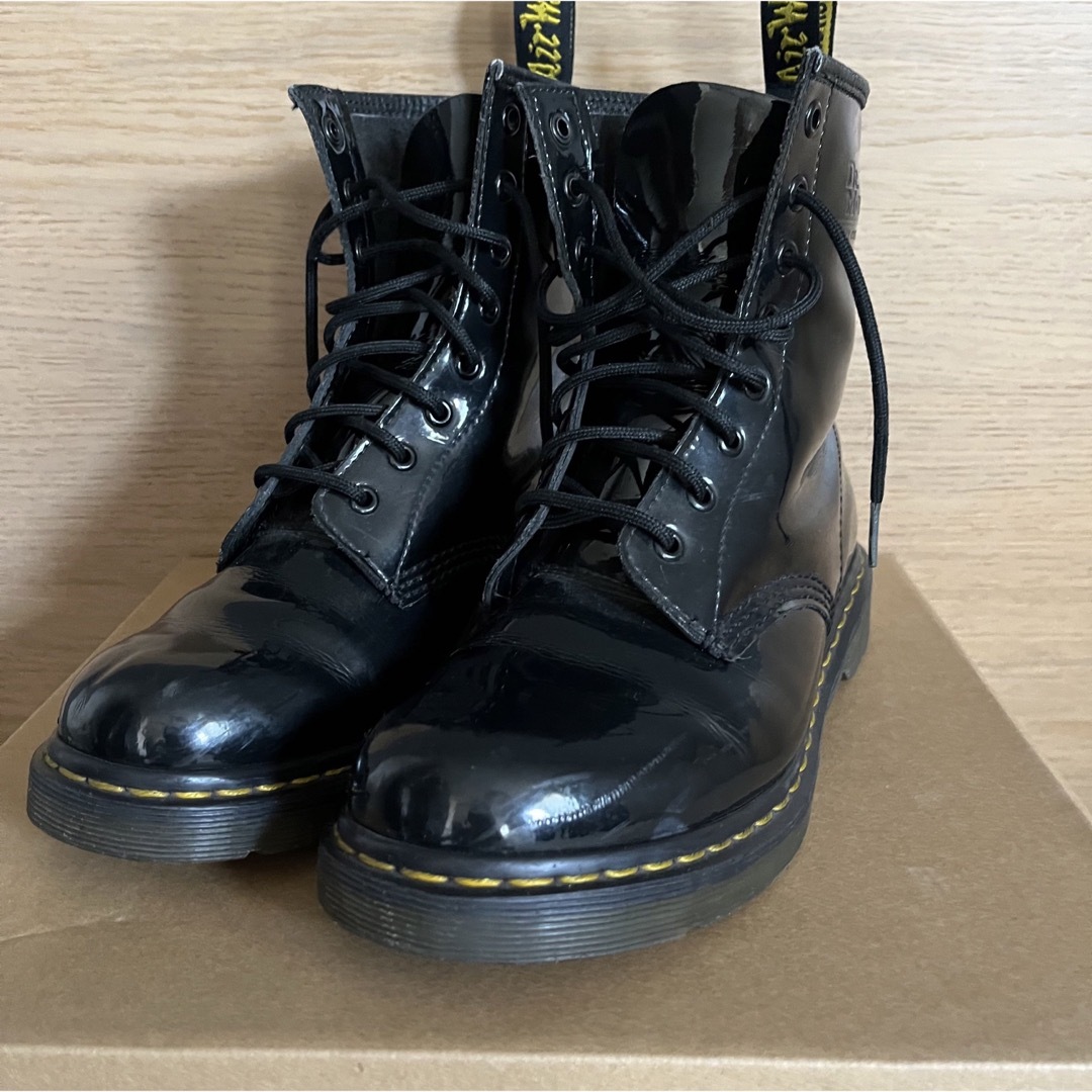 Dr.Martens - ドクターマーチン 26cm UK7 エナメル ブーツ 8穴の通販