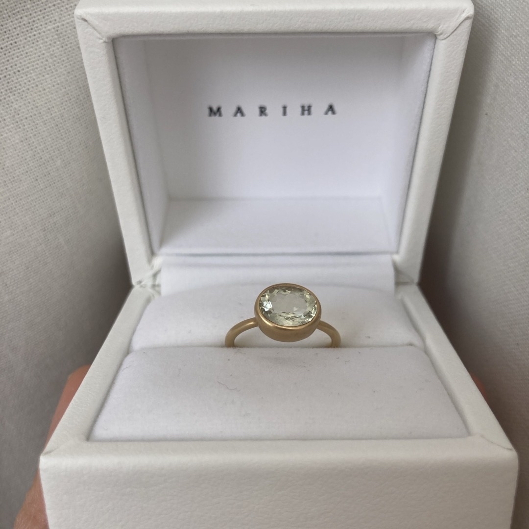 【最終価格】MARIHA アースドロップスリング アクアマリン 美品