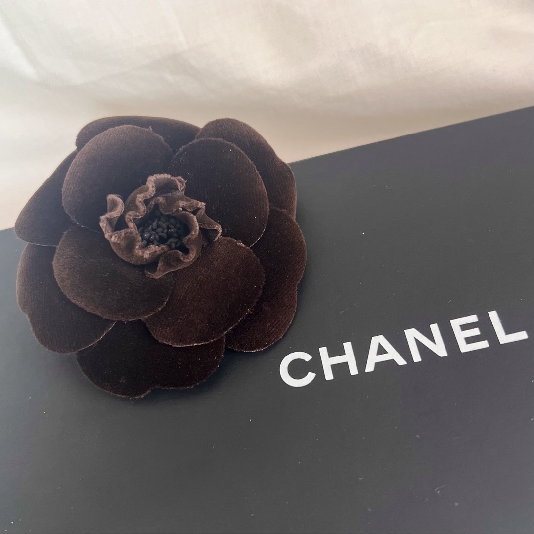CHANEL シャネル コサージュ カメリア ブローチ ベアロ
