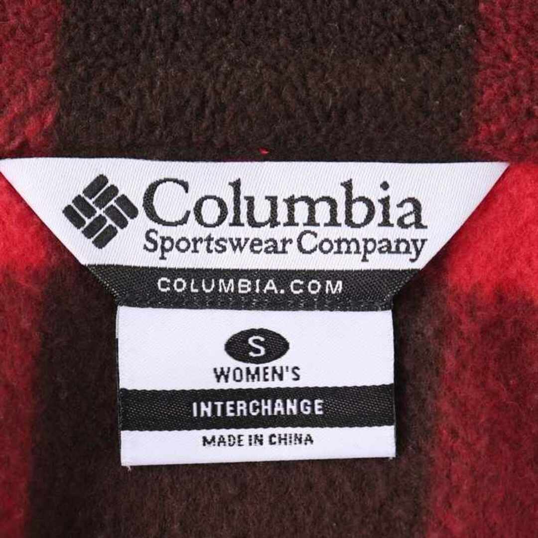 Columbia - コロンビア フリースジャケット チェック柄 ジップアップ