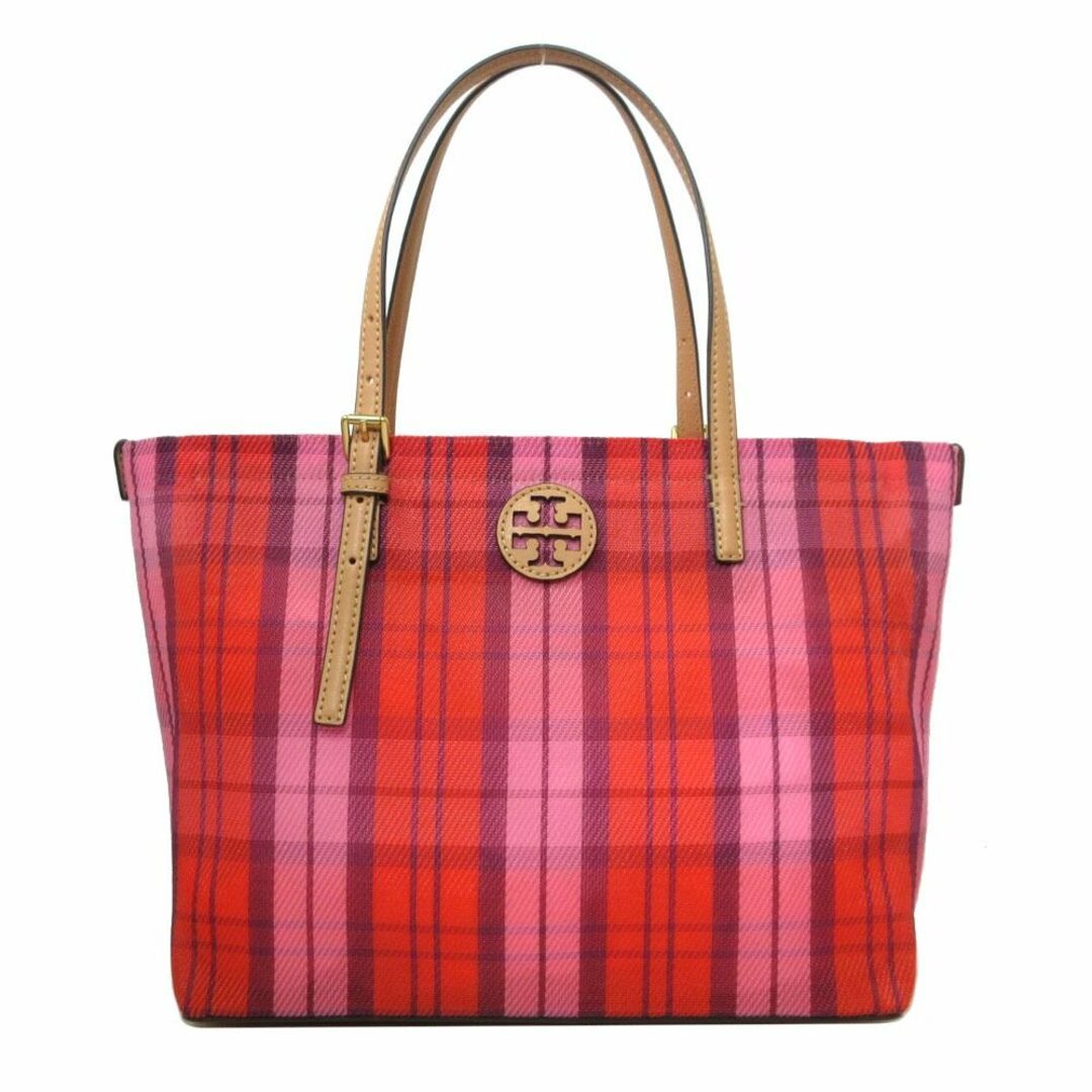 【新品】トリーバーチ バッグ トートバッグ TORY BURCH チェック柄 エマーソン メッシュ E/W マーケット トート 肩掛け 146732 アウトレット レディース