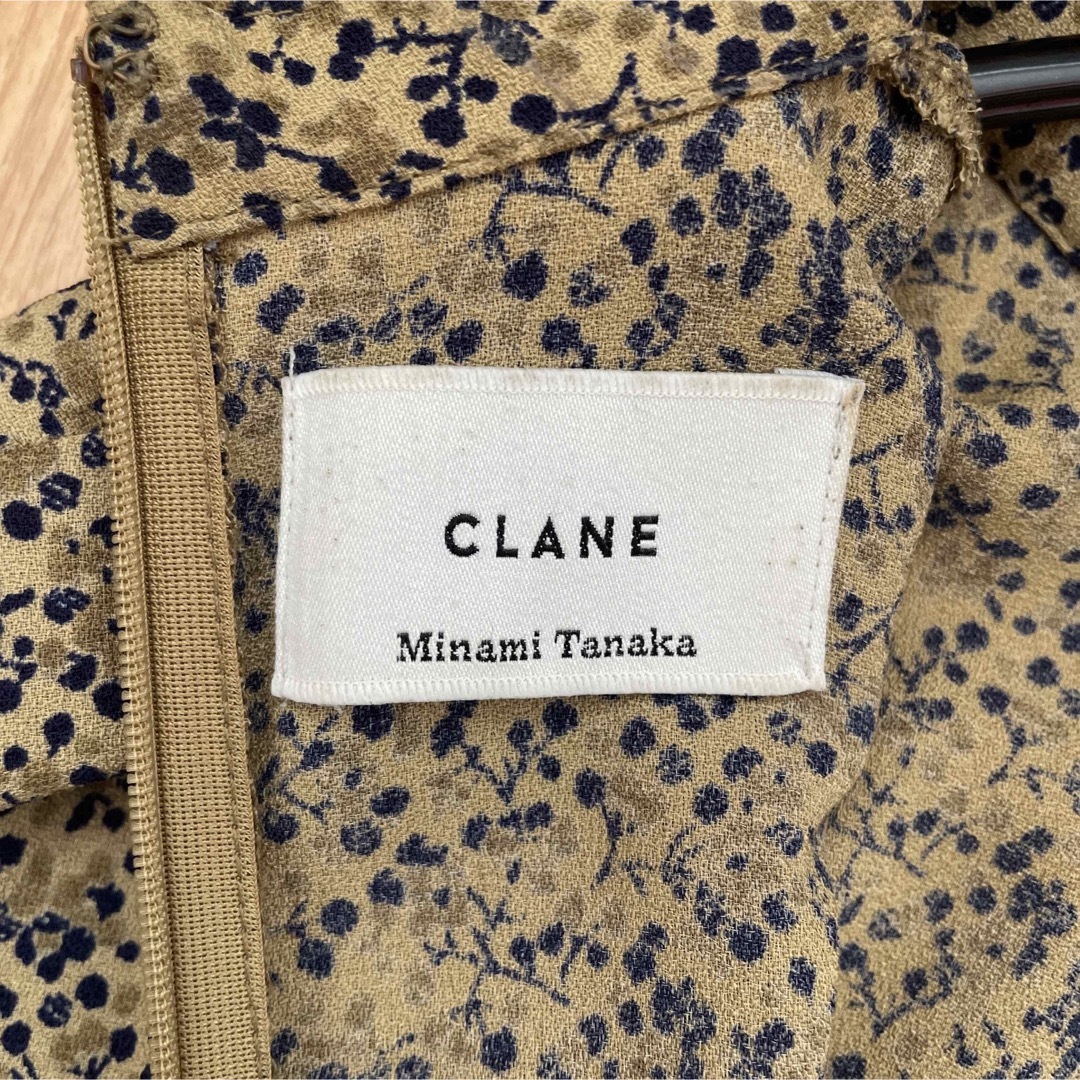 CLANE(クラネ)の美品⭐︎クラネ田中みな実コラボワンピース⭐︎サイズ2 レディースのワンピース(ひざ丈ワンピース)の商品写真