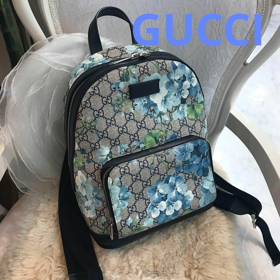 ☆美品☆GUCCI GGブルームス　バックパック　リュック　花柄　546327 | フリマアプリ ラクマ