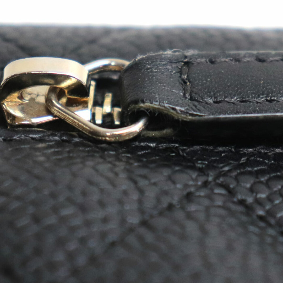 CHANEL シャネル マトラッセ CCフィリグリー 三つ折り財布 ブラック A81940 レディース