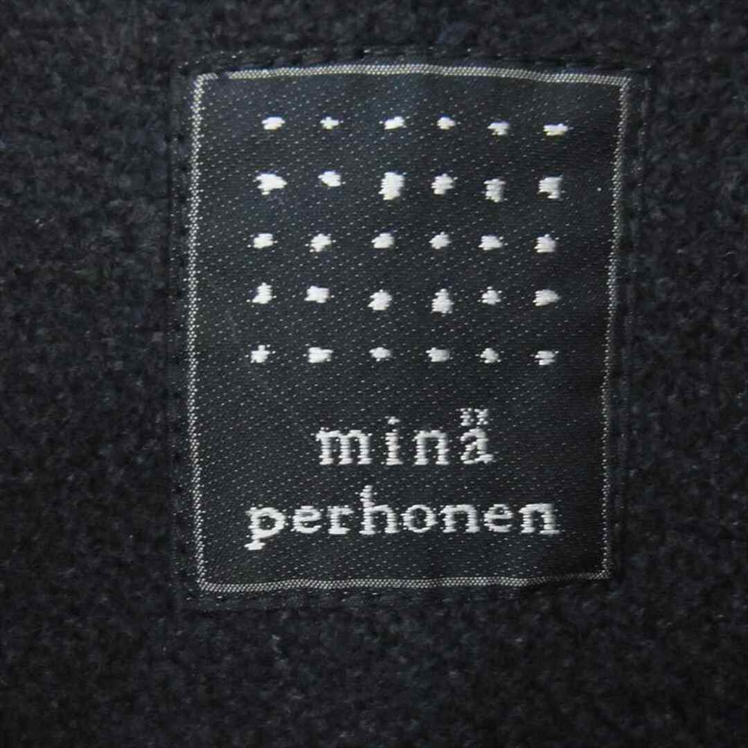 mina perhonen(ミナペルホネン)のmina perhonen ミナペルホネン コート ta6472 nordic moss ノルディックモス ウール ダッフル ロング コート ネイビー系 38【中古】 レディースのジャケット/アウター(その他)の商品写真