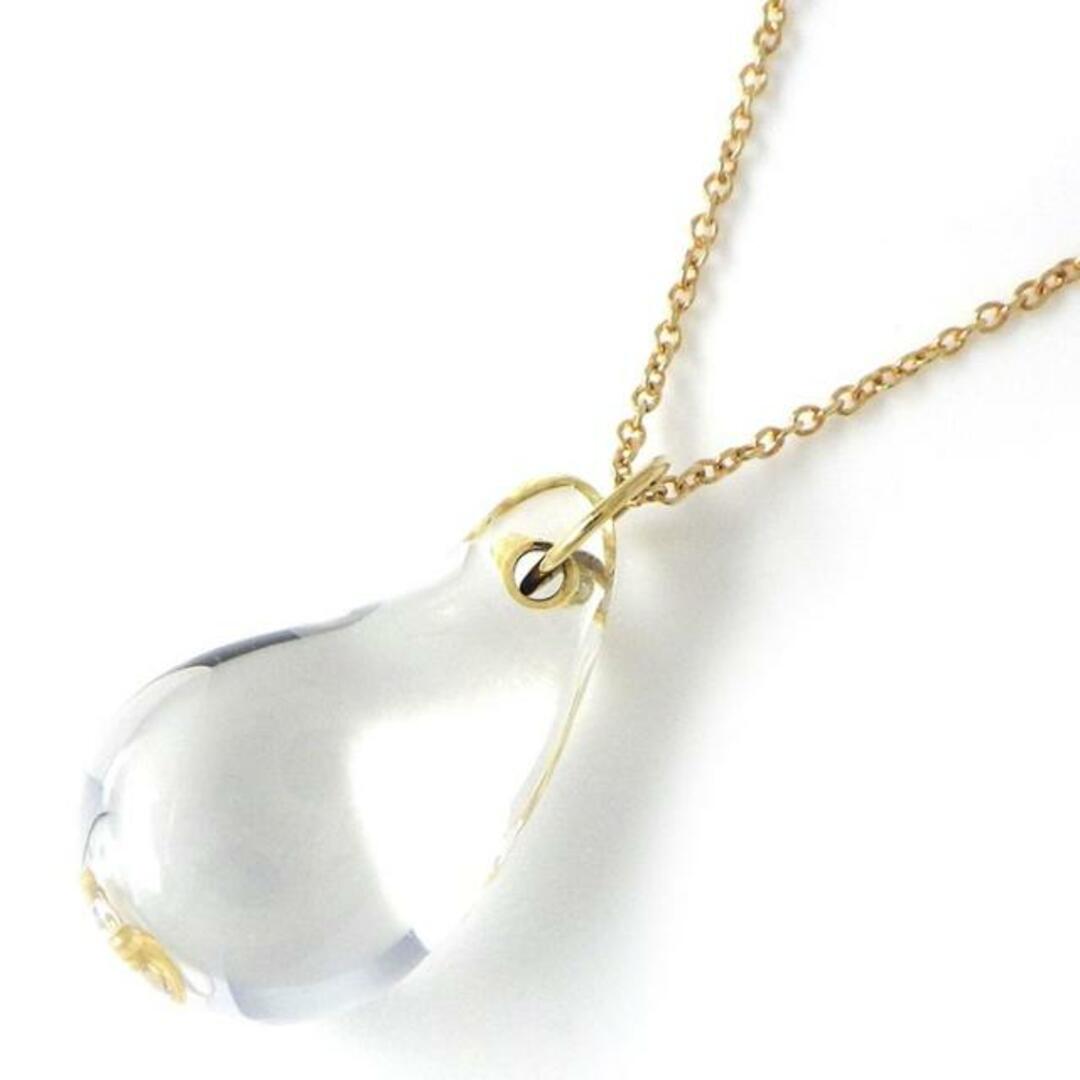 ティファニー Tiffany & Co. ネックレス ティア ドロップ ロッククリスタル K18YG 【中古】 | フリマアプリ ラクマ