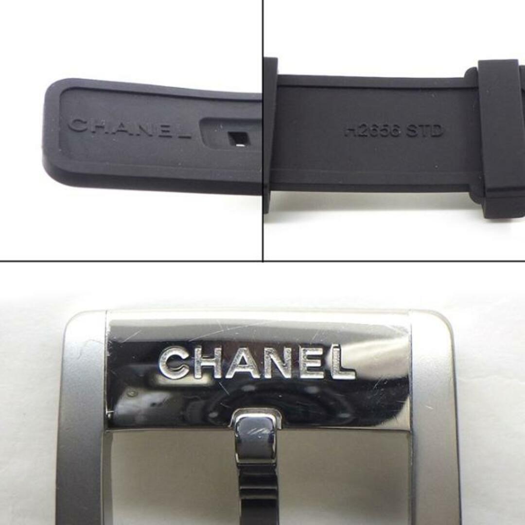 CHANEL(シャネル)のシャネル CHANEL 腕時計 J12 マリーン 42 H2559 デイト カレンダー 回転式ベゼル ブラック文字盤 ブルー セラミック SS ブラック ラバーベルト 自動巻き 【箱・保付き】 【中古】 メンズの時計(腕時計(アナログ))の商品写真